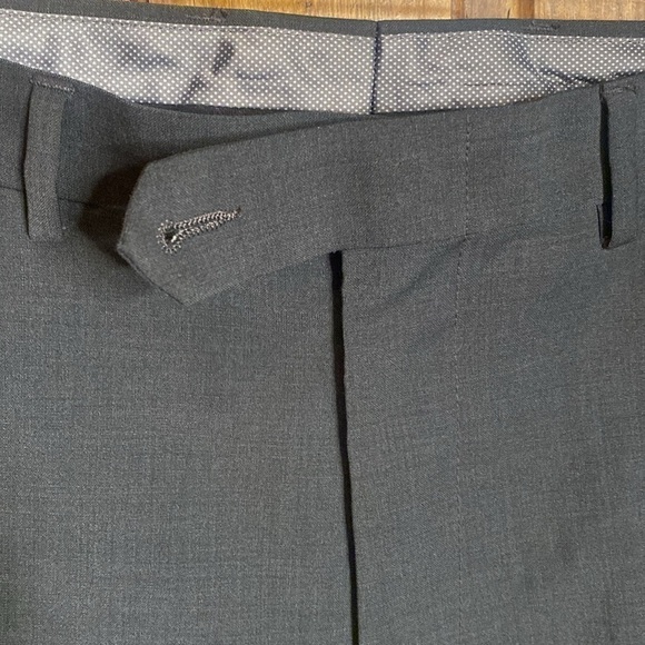 Bar lll Skinny fit 30x32 charcoal WOOL Blend Pockets flat front Men’s Pants - Picture 4 of 10